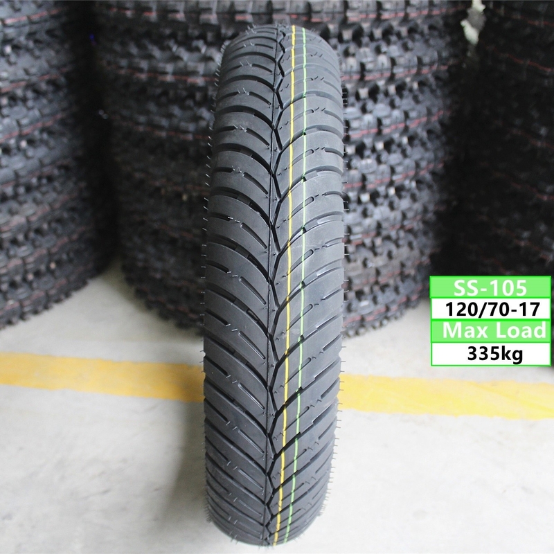 120/70-12 120/70/12 120 70 12 Pneus para motocicletas de corrida de cruzamento com 35% a 45% de teor de borracha