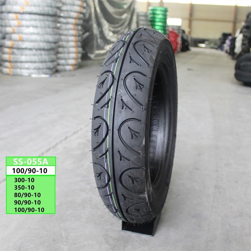 90/90-10 90/100-10 100/90-10 110/90-10 Pneus sem tubo para scooters com capacidade de carga de 224 kg
