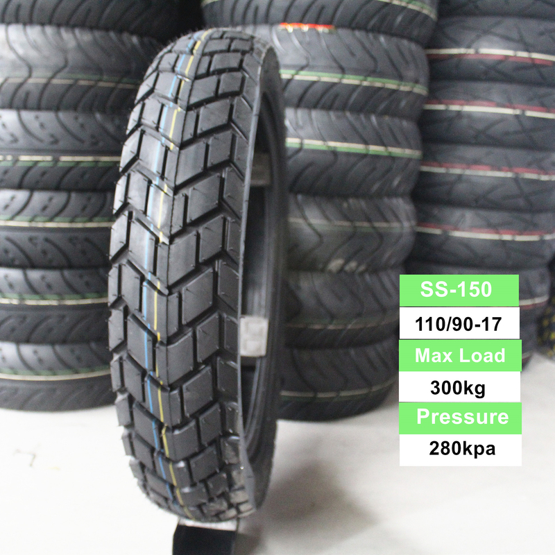 110/90-16 110/90-17 Tubos e pneus sem tubos para motocicletas Super com 35% a 45% de teor de borracha