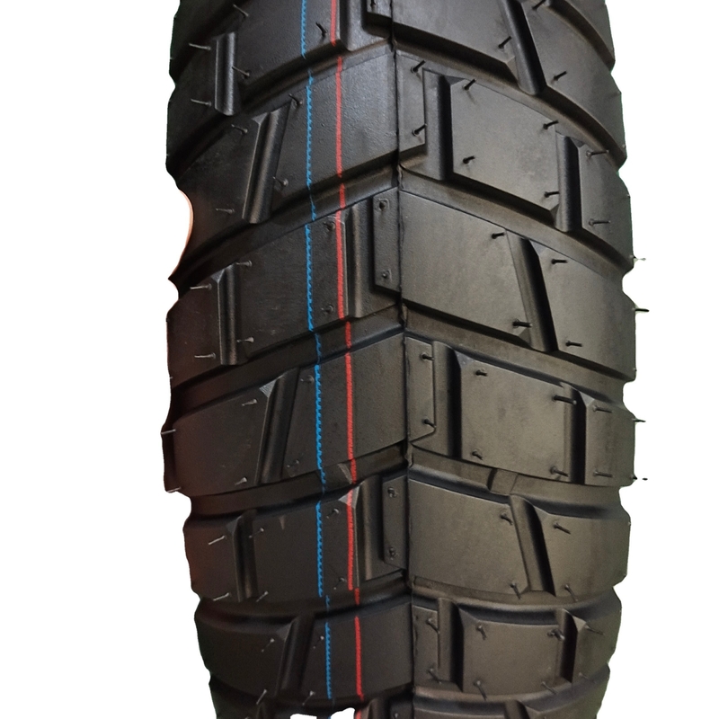 120/90-12 Pneus de motocicleta com padrão de design profundo e resistência à tração de 10.5