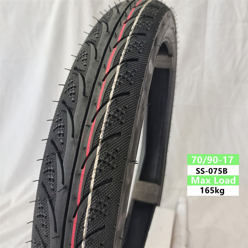 Condução suave com 35%-45% de teor de borracha Pneus de moto 70/90-17 80/90-17 90/90-17