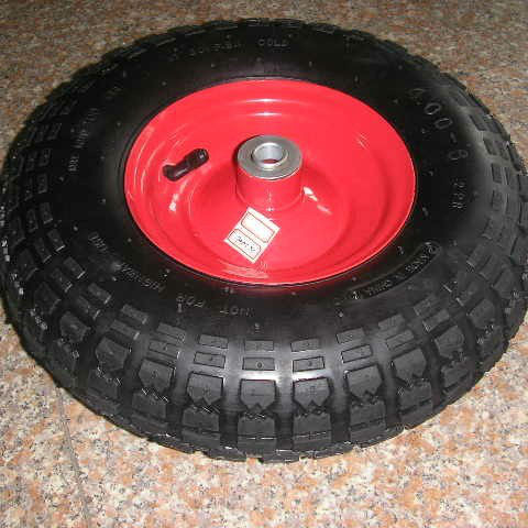 Rodas de carrinhos de jardim pneumáticos pretos 3.50-8 4.00-8 para um movimento suave e fácil