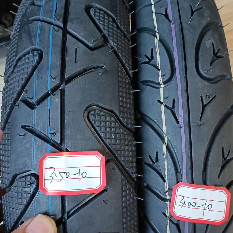 35% 40% 45% conteúdo de Rueebr Pneus de motocicleta 10 polegadas 3,00-10 3,50-10 para as suas necessidades